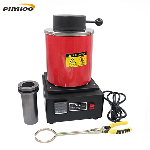 

2kg mini melting furnace, metal melting furnaces, small furnace 220v 110v