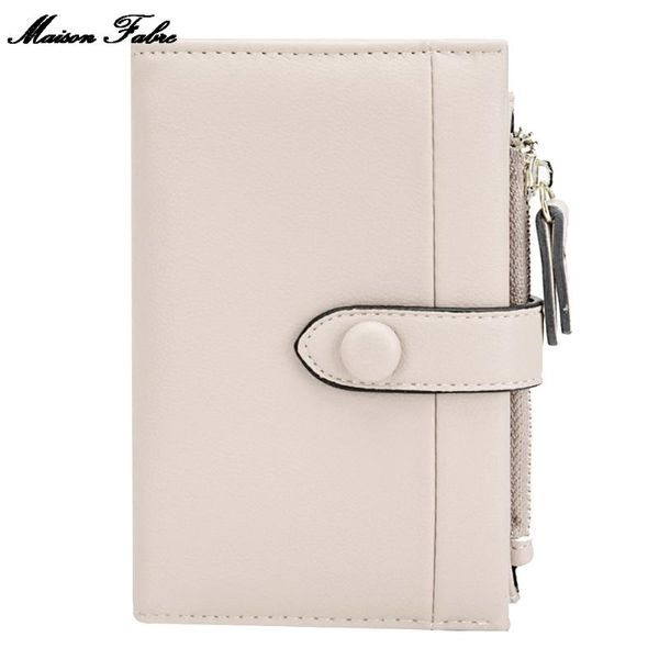 

maison fabre wallet women short wallets mini money purses small fold female coin purse card holder wallet for s, Red;black