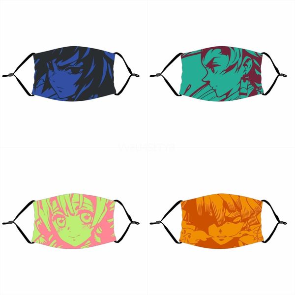 

dustproof fasion printing i silk oys girl masks fa mask cotton mask reuseale wasale fast#115, Black