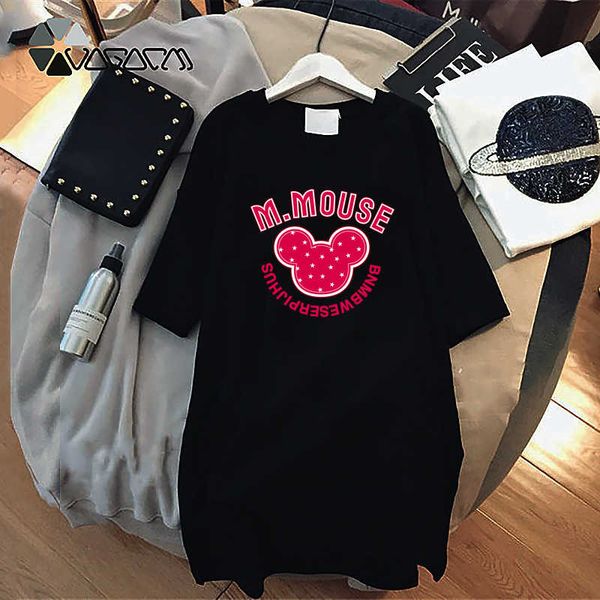 

new womens summer dresses with printed casual streetwear t shirt dresses fashion designer tee dresses for women 2 colors size -4xl, Black;gray