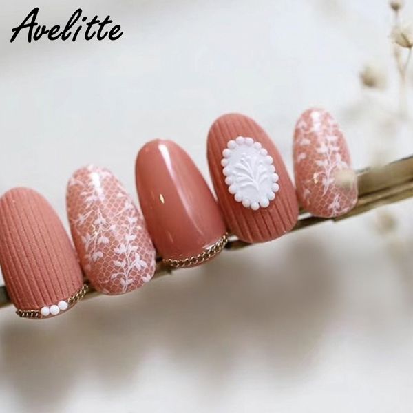 

stickers & decals avelitte nail white lace ultra-thin adhesive sticker potherapy, Black