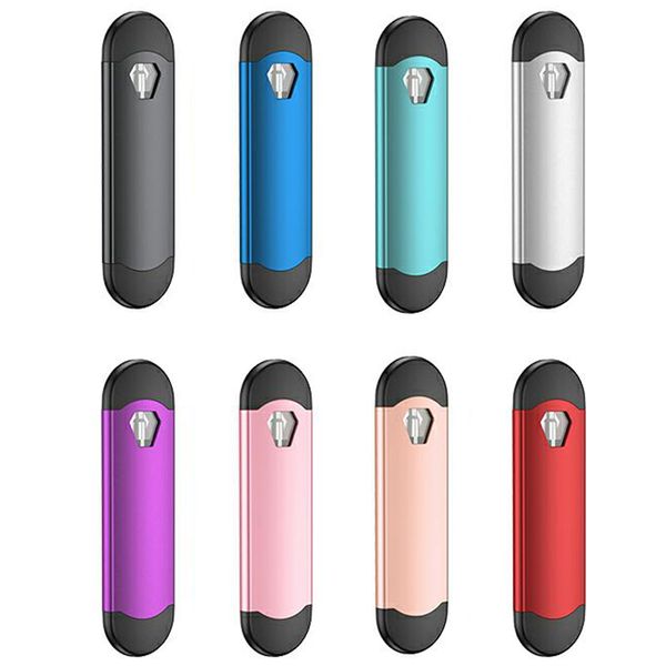 

Original Diam520 Pod Kit Zinc Alloy 300mah vape pen 0.7ml Capacity Cartridges for Thick Oil 8 Colors Diam 520 DHL Free