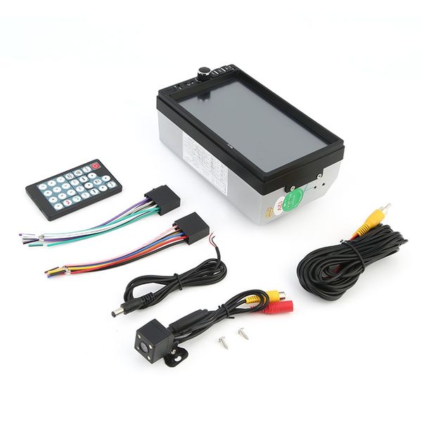 

car vehicle 7 inch screen tf card doule din mp5 player auto multimedia player audio black