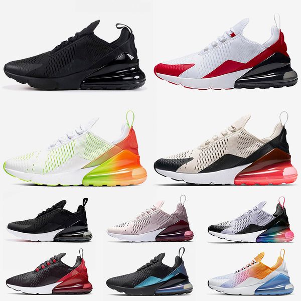 

2020 breathable 270 react tn eng running shoes men women designer sneakers triple black white have a nice day air max trainers