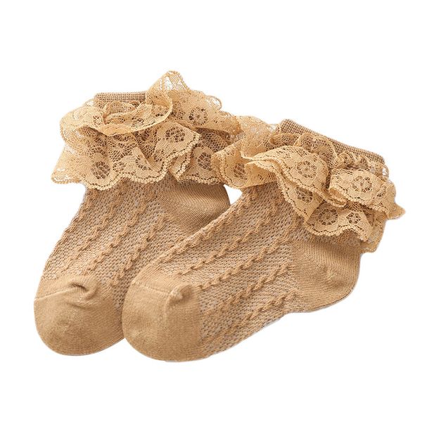 0-5Y Toddler Baby Kids Girls Cotton Lace Socks Soft Cute Frilly Sock Acces