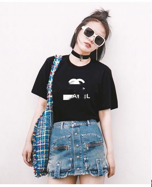 

роскошный дизайнер мужская футболка женская 2020 лето с коротким рукавом новая мода повседневная письмо сексуальная леди печатных хип-хоп то, White