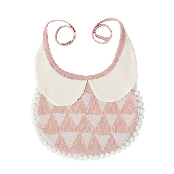 

soft feeding baby bibs cotton saliva towel waterproof lunch feeding burp cloths geometric print girls boys bibs 2019