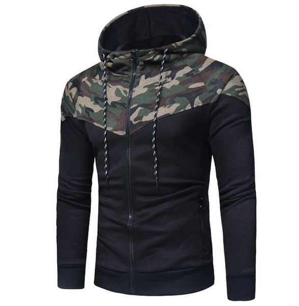 

men's sport jacket long sleeve print autumn winter warm outerwear & coats running jacket jogger chaqueta hombre, White;black