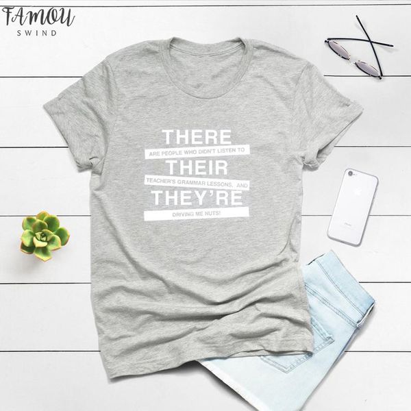 

s xxxl there are people who didnt listen to teachers grammar t shirt women men casual teacher v neck tshirt funny t, White