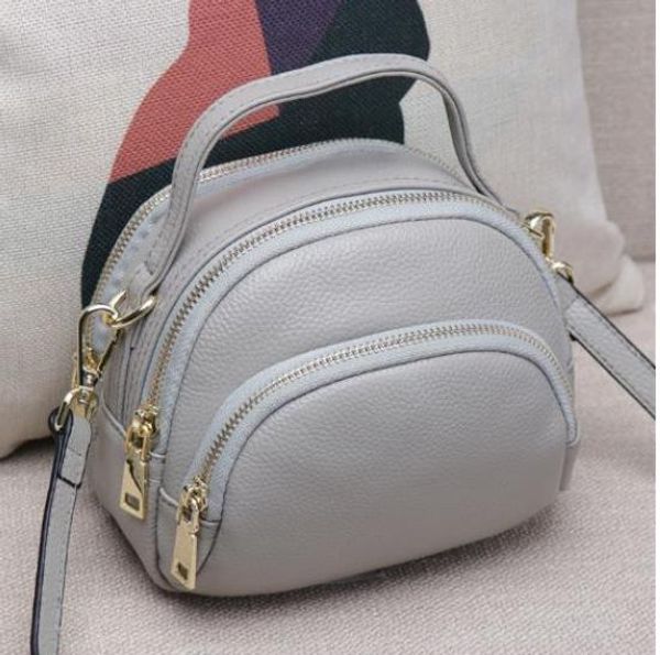 

baggage girl 2018 new soft leather multi-layer slant bag fashion buffalo leather large capacity hand-held leather bagdhlexpress