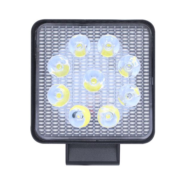 

9000lm auto led square work light 27w thin model car work light auto project spot