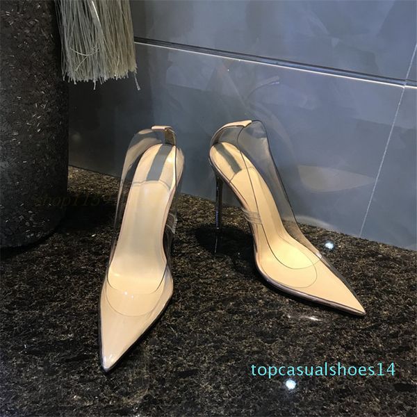 

fashion women pumps nude patent leather clear pointy toe high heels pearls shoes brand new with box 12cm 10cm 8cm t14, Black