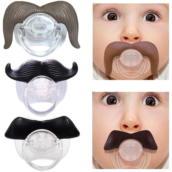 Engraçado chupeta do bebê Food Grade Silicone Nipples Teethers Criança chupeta ortodôntica Chupetas Teat para o bebê Pacifier Presente novo