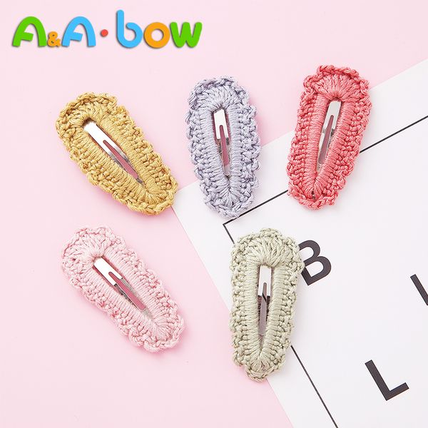 

hair accessories 2pcs cable braid solid snap clips for clip,nylon hollow-out bb hairpin barrettes baby headwear,girl styling accessorie, Slivery;white