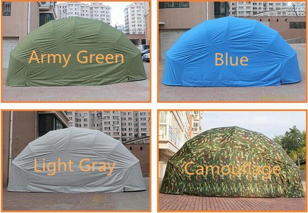 semi automatic mobile folding garage hydraulic rod design