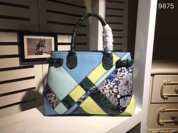 

designer-the banner designer luxury handbag purse genuine leather women fashion totes purses colorful ladies purses bag