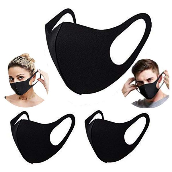 

thin face sponge mask washable breathable reusable windproof dust-resistant large inventory fast delivery for adults