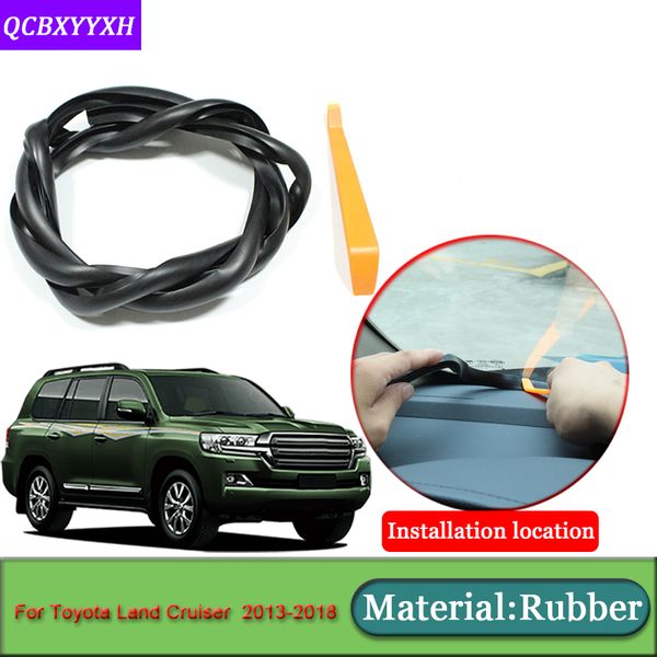 

car-styling for land cruiser 2013-2018 anti-noise soundproof dustproof car dashboard windshield sealing strips accessory