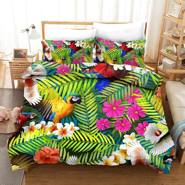 

fanaijia 3d flower duvet cover set with pillowcase luxury bedding set twin size bed home textile comforter