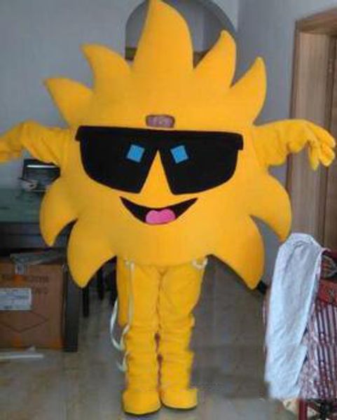 

2019 factory sale sunflower cartoon character costume mascot custom products custom-made, Red;yellow