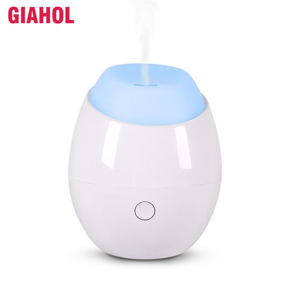 

giahol 120 мл usb портативный ультразвуковой эфирное масло аромат диффузор машина увлажнитель воздуха для дома спальня (белый