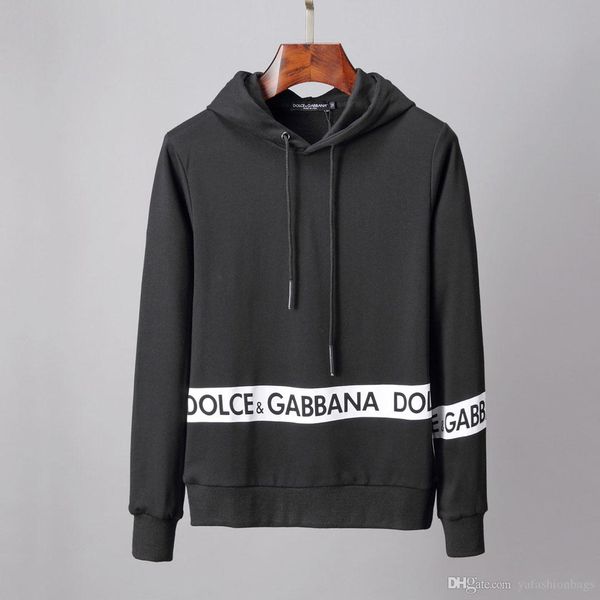 

men hoodie hip hop luxury design hoodie street cotton loose fit men women hoodies sweatshirt, Black