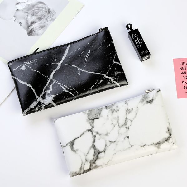 

2019 new fashion stone pattern cosmetic bag waterproof pu cosmetics pouchs for travel ladies pouch women makeup bags organizer