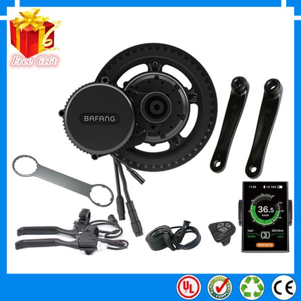 

eu us ru no tax new bafang bbs02b bbs02 48v 750w ebike motor c18 lcd display bafang mid drive ebike conversion kits