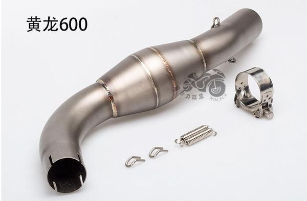 

huanglong 300 exhaust huanglong 600 exhaust motorcycle modified pipe mid-section installed directly