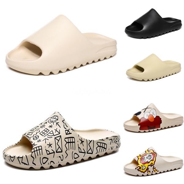 

oeak woman shoes bohemia fashion ladies slipper summer sauqre heel female shoes outdoor women men sandals slip on 2020 b70#673, Black;grey