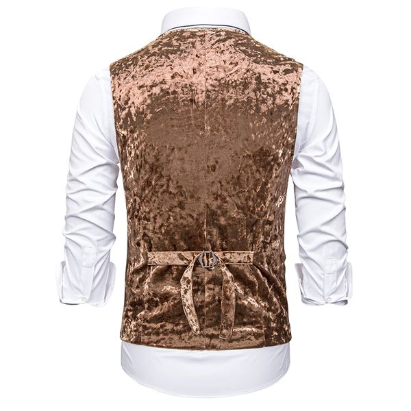 

AL26 Мужчины Blazer Жилеты Двойной Брестед костюм жилетов Повседневный бизнес обдирают рукавов Жилеты Джентльмены Vintage