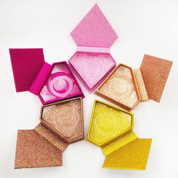 

wholesale price eyelash packaging box 25mm lash boxes packaging faux mink lashes square round empty case bulk