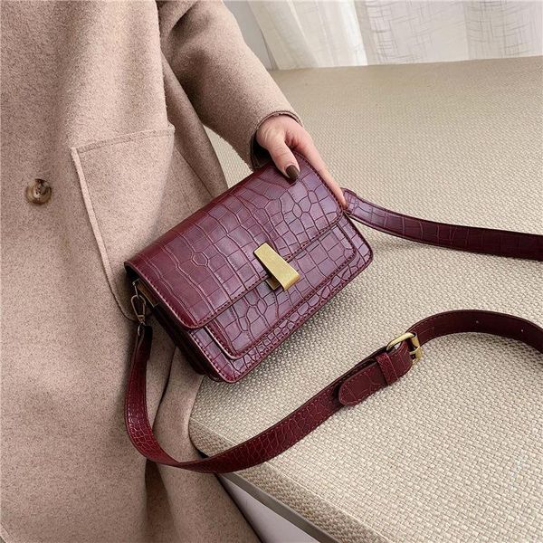 

men and women the holiday gift bag leather handbags leather shoulder bag satchel bag net red with small womens 2019 a