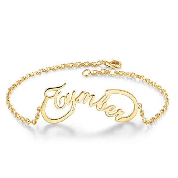 

custom name bracelet for women girls jewelry engraved handwriting nameplate charms bracelet & bangle personalized gifts