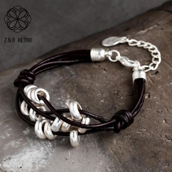 

zinc alloy genuine leather women's bracelets fashion simple bracelet cuff bracelets new year gift 2019 friends accessories, Black