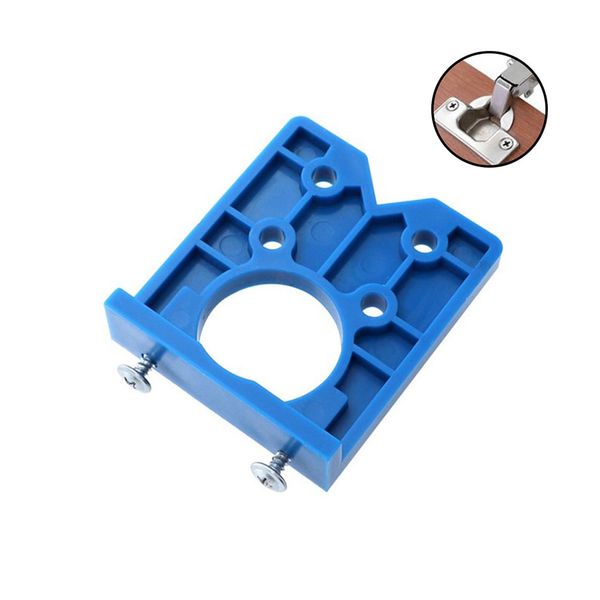 

35mm locator hole opener hinge drilling jig cabinet accessories mounting tool guide woodworking diy saw concealed high impact