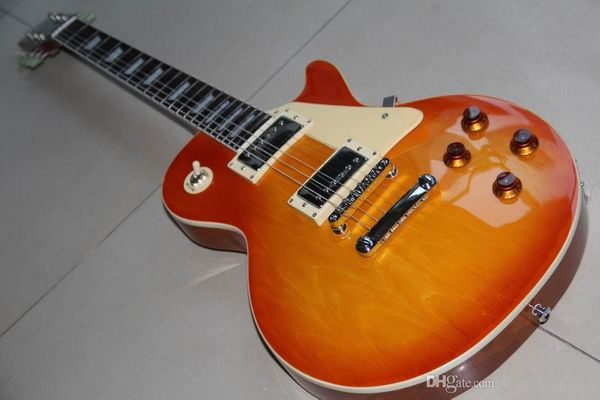 

new arrival standard electric guitar cibsonlp model in cherry sunburst 120818