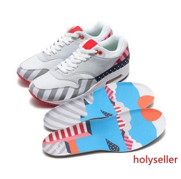 

new style netherland designer piet parra 1 white multi running shoes rainbow park men trainers shoes womens sneakers size 36-45 with