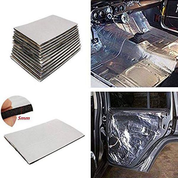 

onewell 5mm/10mm thickness car truck firewall heat sound insulation mat sound noise insulation heat thermal proofing pad