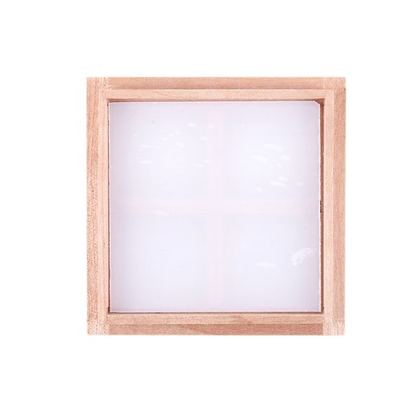 

dollhouse миниатюрные деревянные 4 оконное стекло diy вспомогательное оборудование