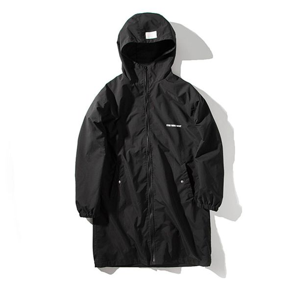 

army green men hooded trench limited sale windbreaker, Tan;black