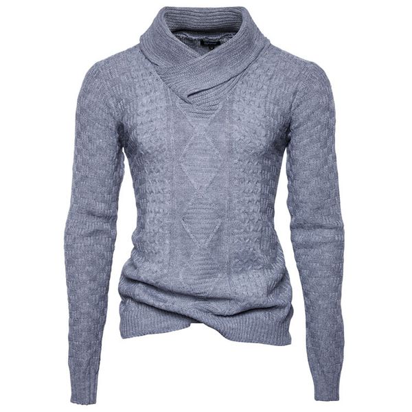 

2018 autumn winter new men's sweaters fashion v-neck jacquard solid color sweaters warm casual men's loose fashion, White;black