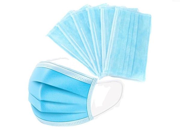 

dhl ship p3g9 woven non pp 3ply dust mask fapersonaldust dustproof pm2.5 masks black blue 1z6r