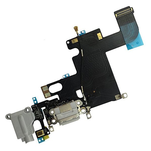 

5pcs for iphone 6 6 plus 6s 6s plus usb charging dock port flex cable with microphone and headphone audio jack repair parts