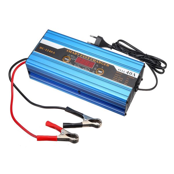 

20a30a40a battery lead-acid 20ah to 200ah smart charger multifunction for car motorcycle lcd display - 40a