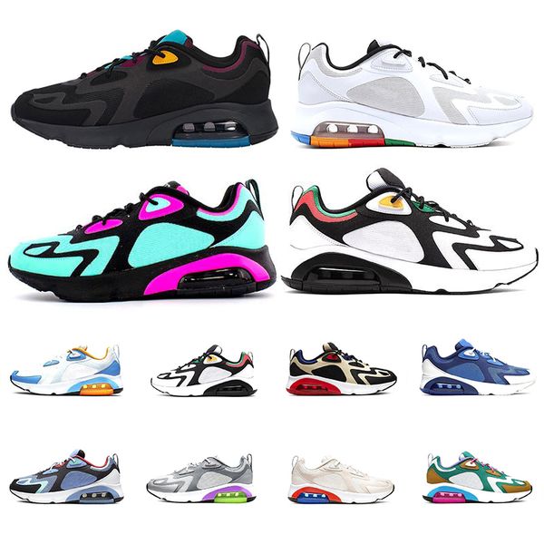 

new original 200 teal bordeaux running shoes for men mystic green white gold 200s mens desinger sneakers trainers des chaussures homme