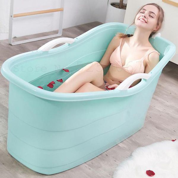 

thickened bath barrel plastic bath barrel household oversized lady's whole body