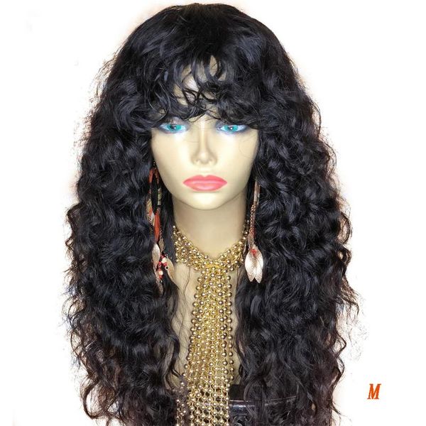 

simbeauty curly full lace human hair wigs with baby hair brazilian short bob transparent 13x6 360 lace front wig remy fringe wig, Black;brown