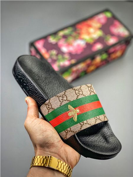 

with box new fa hion lide andal lipper for men women original de igner beach flip flop 13 gucci lipper quality
