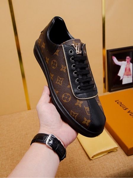 

2020 new qy men's leather casual shoes men's trendy sneakers luxury design casual shoes